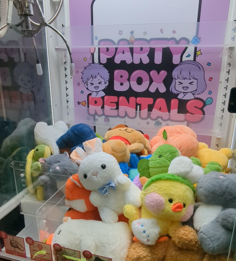 Party Box Rentals Claw Machine Prizes 