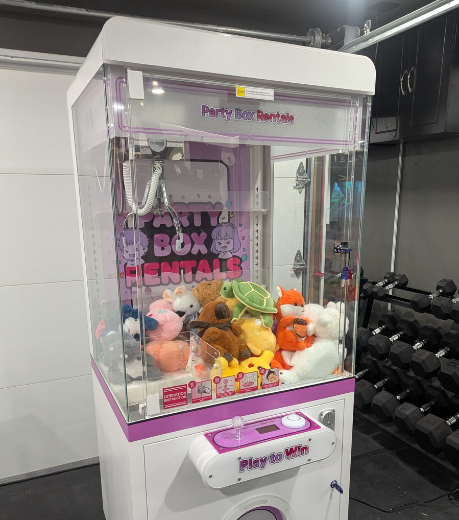Claw Machine from Party Box Rentals 